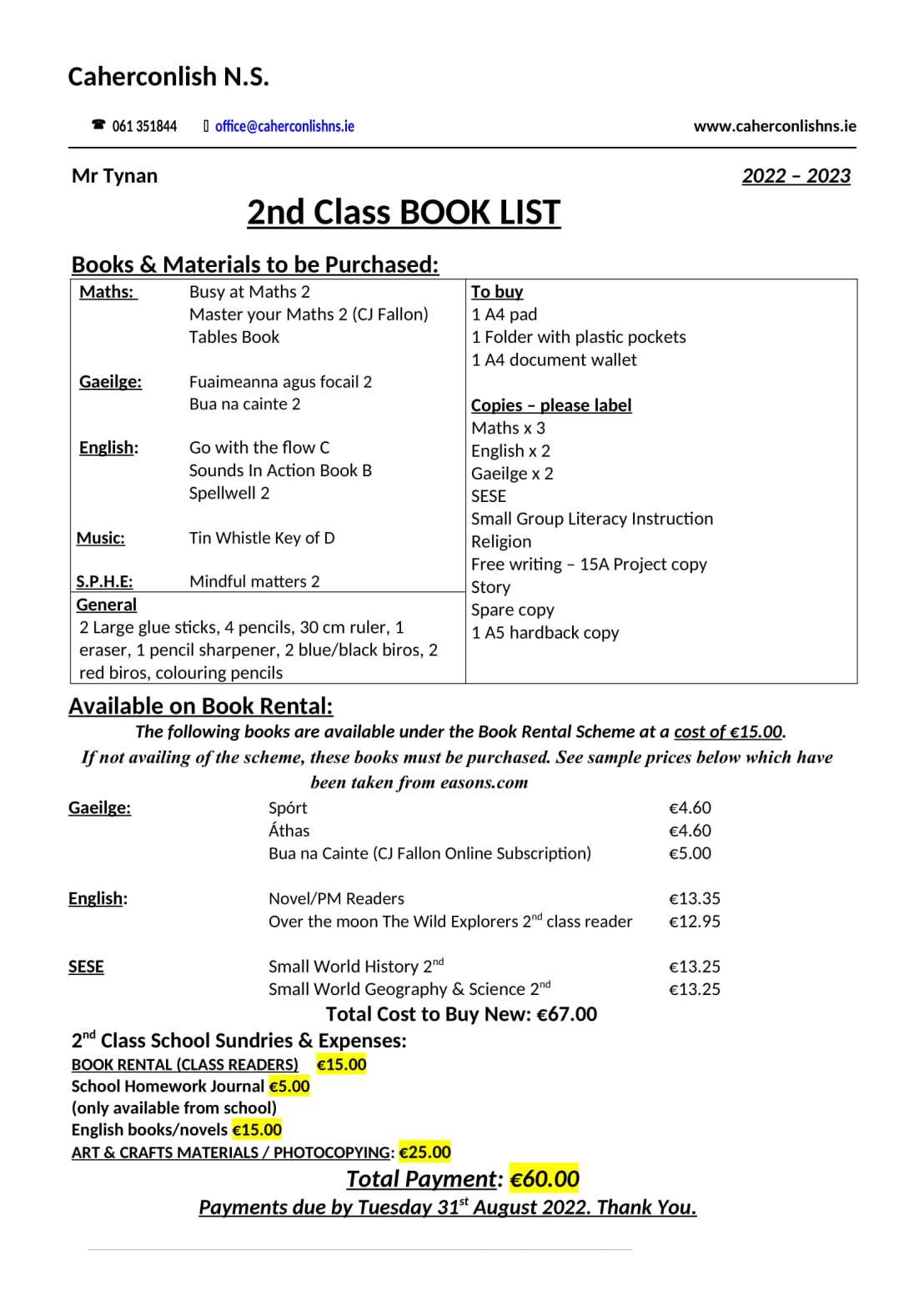 2 class-Book-List 2022 23 (2)-1
