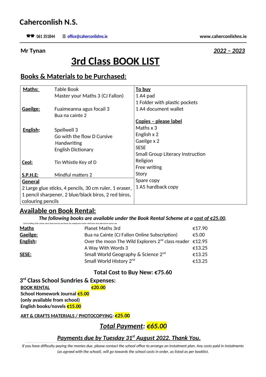 3 class-Book-List 2022 23-1